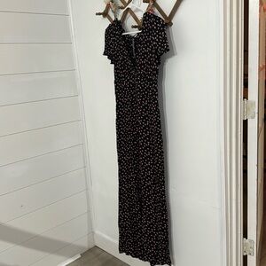 Free People Rose Print Pant Jumper